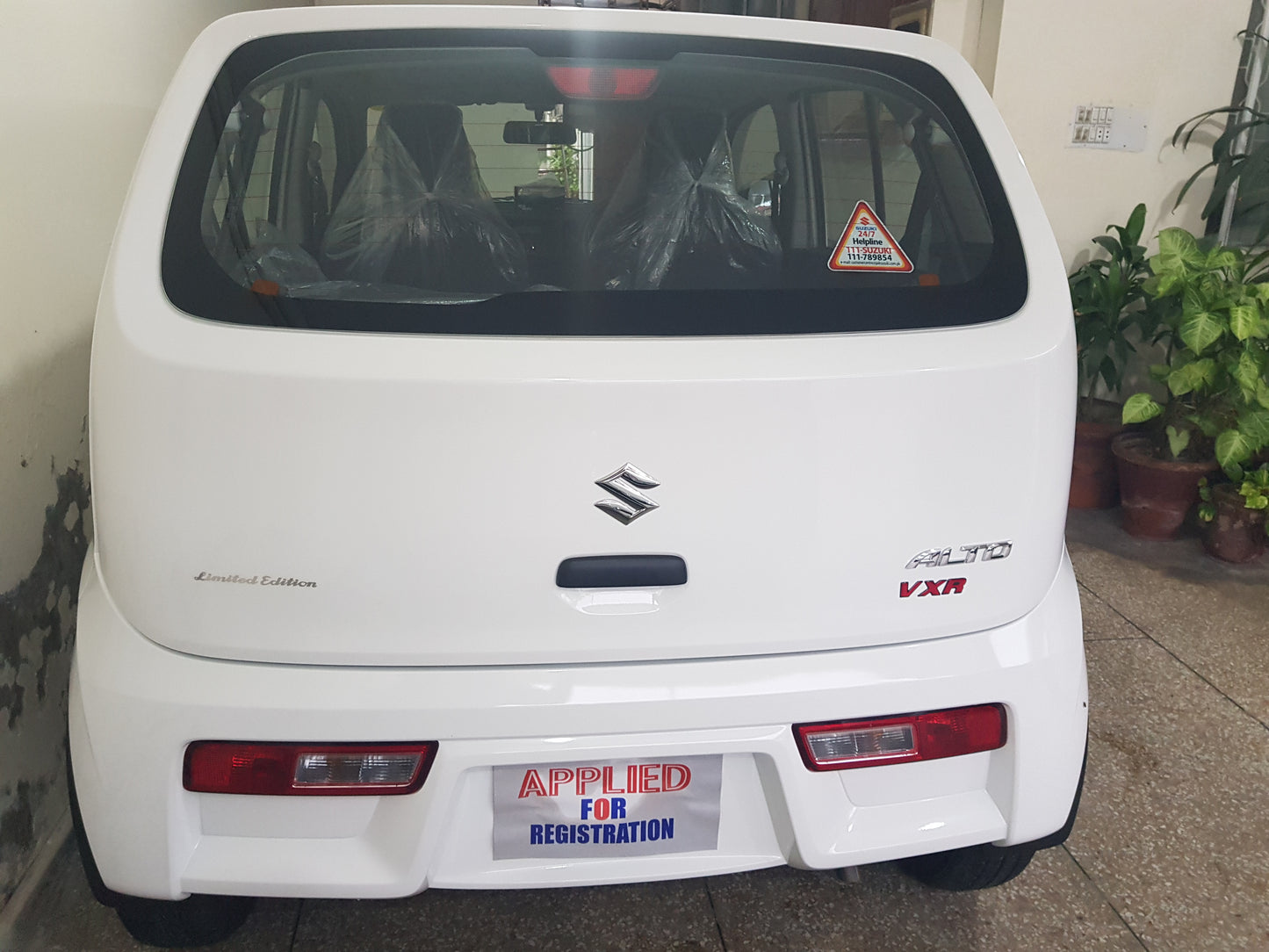 Suzuki Helpline sticker for WagonR, Alto 660cc, new cultus, every