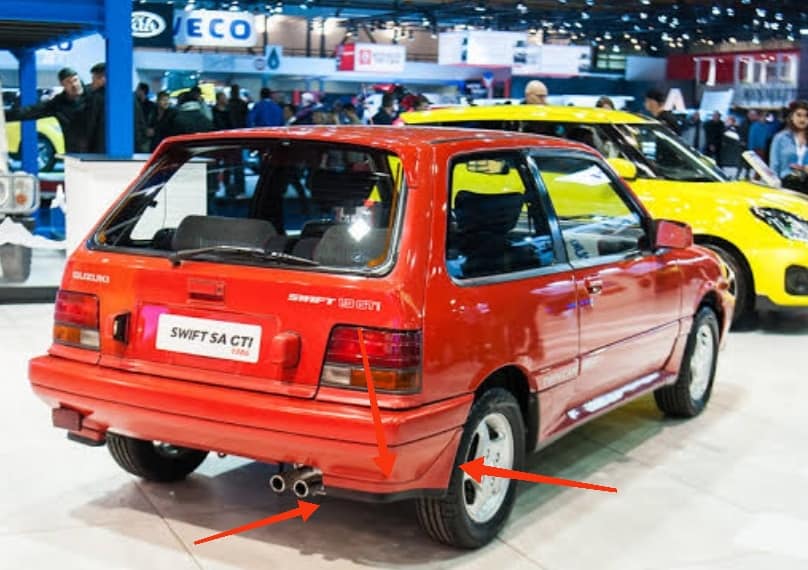 Suzuki Khyber MK-1 GT-i rear bumper lip