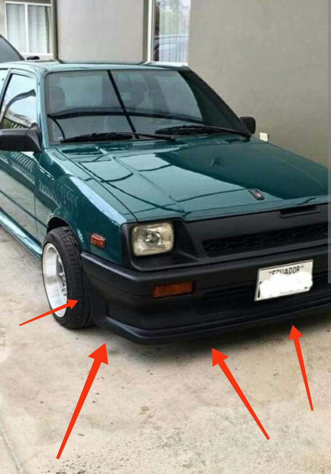 Suzuki Khyber front lip