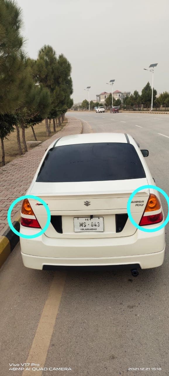 Suzuki Liana backlight garnish