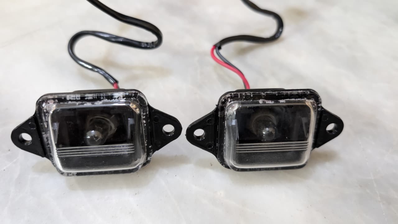 Suzuki Cultus Number plate lights