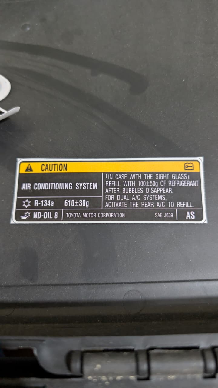 Toyota bonnet sticker set