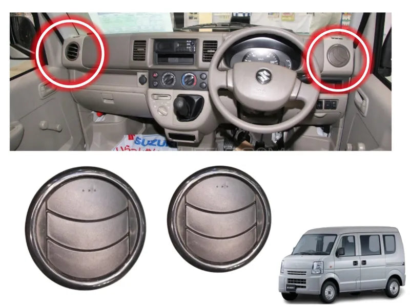 Suzuki every side AC grills
